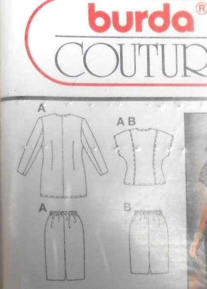 BURDA 4565 JACKET-TOP-SKIRT SIZE 12-22 COMPLETE-UNCUT-F/FOLDED-SEALED
