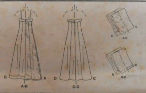 McCALLS 2954 STUNNING LINED DRESS & STOLE SIZE 8-10-12 COMPLETE CUT TO 12