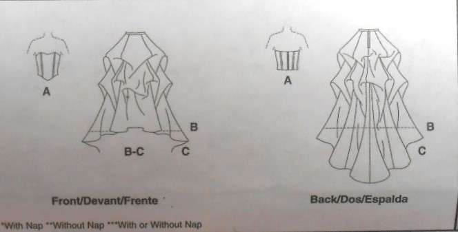 McCALLS M5321 BRIDAL ELEGANCE-TOP & SKIRT SIZE 6-8-10-12-COMPLETE-CUT TO 12