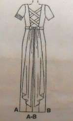 McCALLS  9229 LINED DRESS WITH BACK FEATURE SIZE 6-8-10 COMPLETE-UNCUT-F/FOLDED