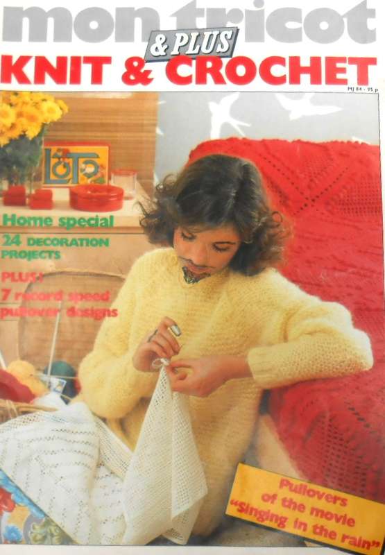 MON TRICOT & PLUS- KNIT & CROCHET-60 PAGES