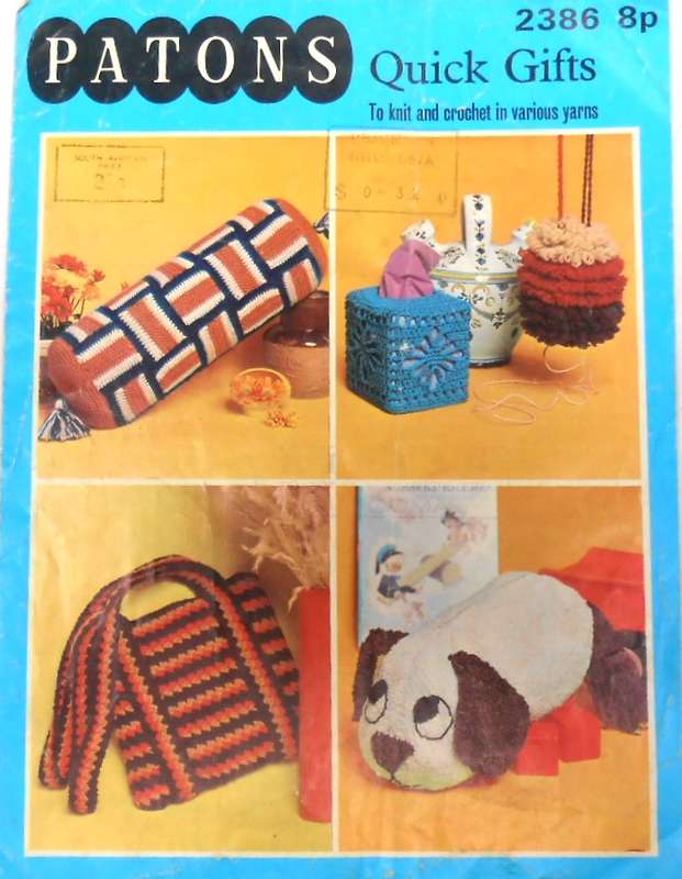 PATONS 1386 QUICK GIFTS TO KNIT & CROCHET IN VARIOUS YARNS