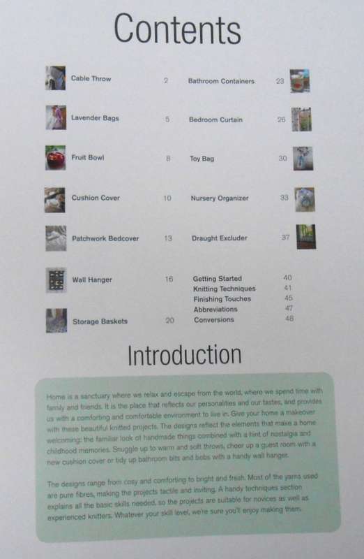 THE KNITTED HOME-12 CONTEMPORARY PROJECTS TO MAKE -52 PAGES