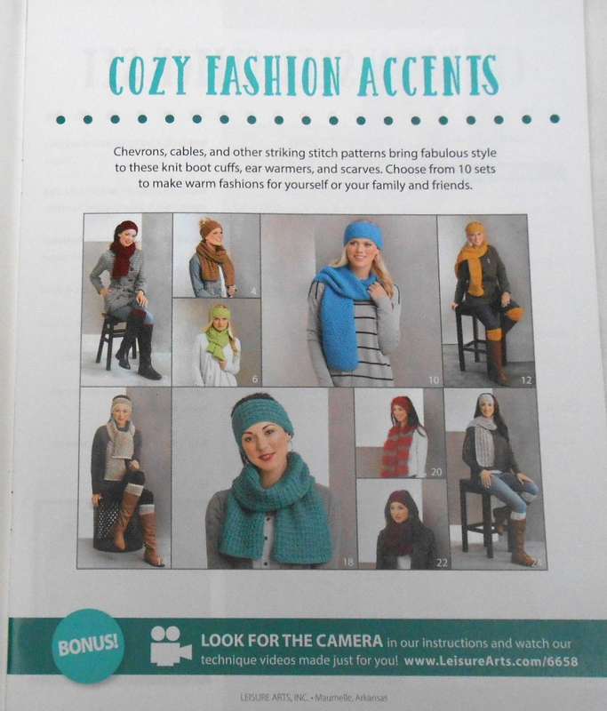 LEISURE ARTS - COZY FASHION ACCENTS - BECKY STEVENS - 36 PAGES