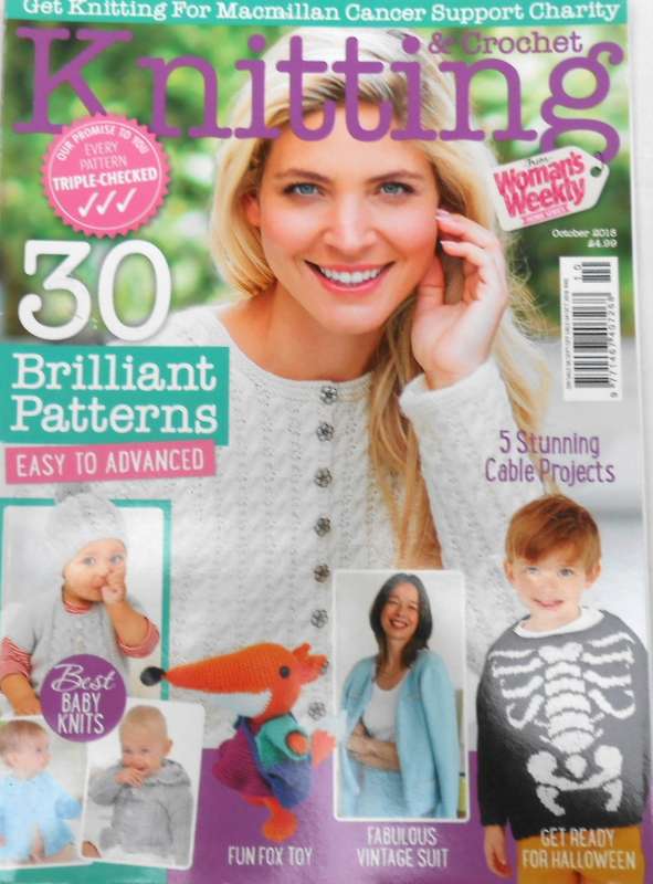 KNITTING & CROCHET FROM WOMAN'S WEEKLY OCTOBER 2018 - 68 PAGES