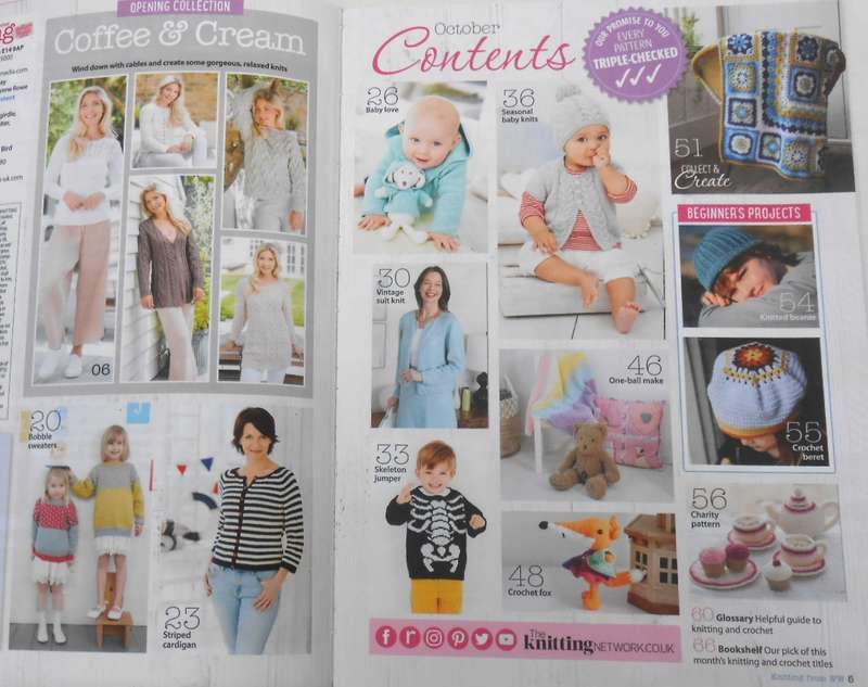 KNITTING & CROCHET FROM WOMAN'S WEEKLY OCTOBER 2018 - 68 PAGES