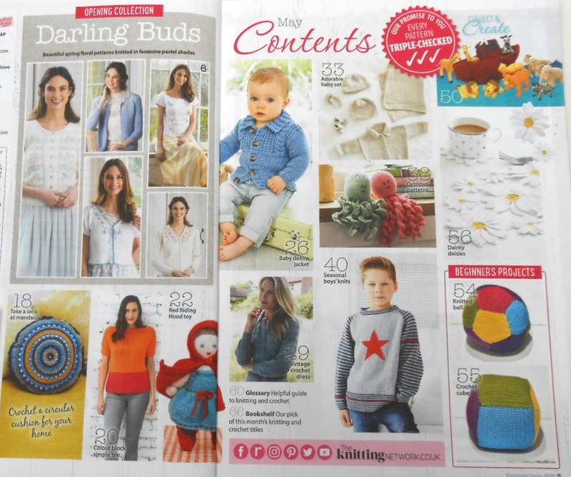 KNITTING & CROCHET FROM WOMAN'S WEEKLY MAY 2018 - 68 PAGES