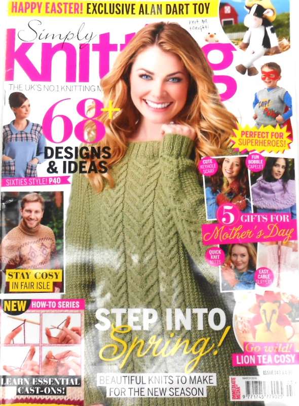 UK SIMPLY KNITING ISSUE 143 MARCH 2016 100 PAGES