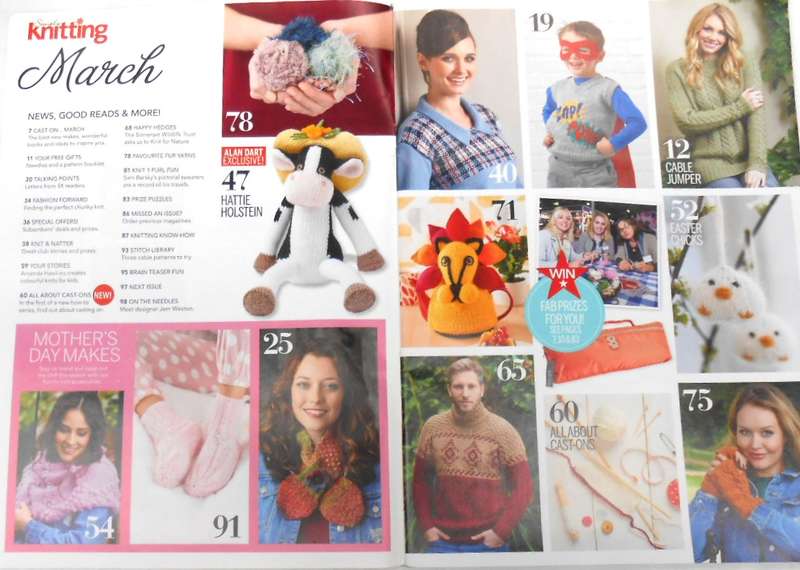 UK SIMPLY KNITING ISSUE 143 MARCH 2016 100 PAGES