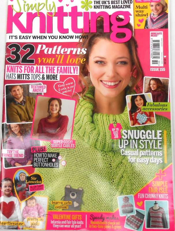 UK SIMPLY KNITING ISSUE 155 2017 100 PAGES