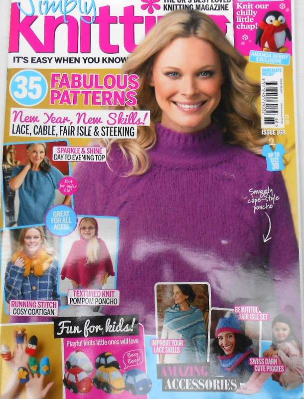 UK SIMPLY KNITING ISSUE 168 2017 100 PAGES