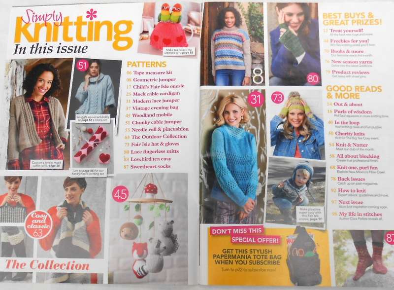 UK SIMPLY KNITING ISSUE 169 2018 100 PAGES