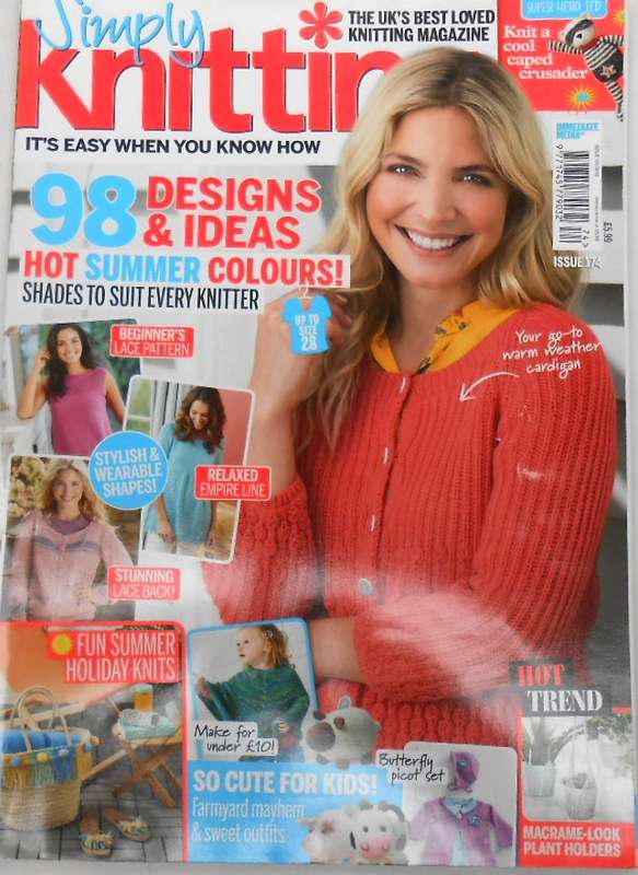 UK SIMPLY KNITING ISSUE 174 2018 100 PAGES