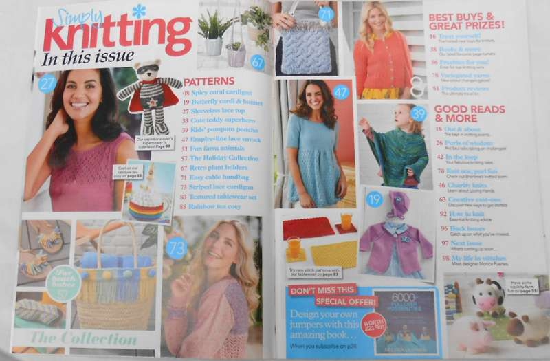 UK SIMPLY KNITING ISSUE 174 2018 100 PAGES