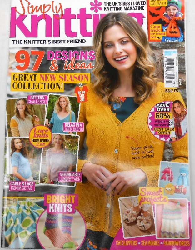 UK SIMPLY KNITING ISSUE 177 2018 100 PAGES