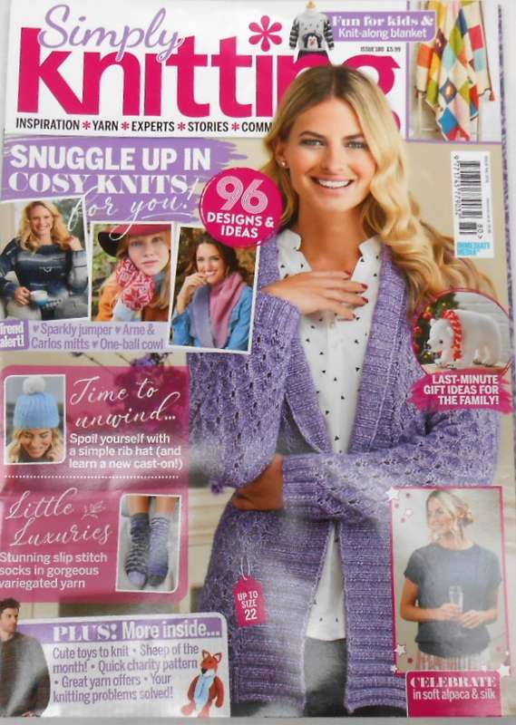 UK SIMPLY KNITING ISSUE 180 2018 100 PAGES