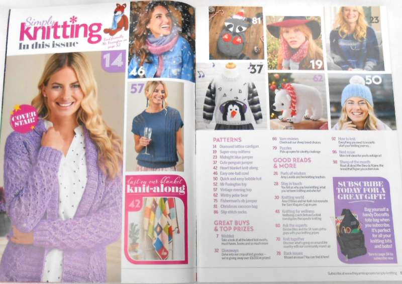 UK SIMPLY KNITING ISSUE 180 2018 100 PAGES