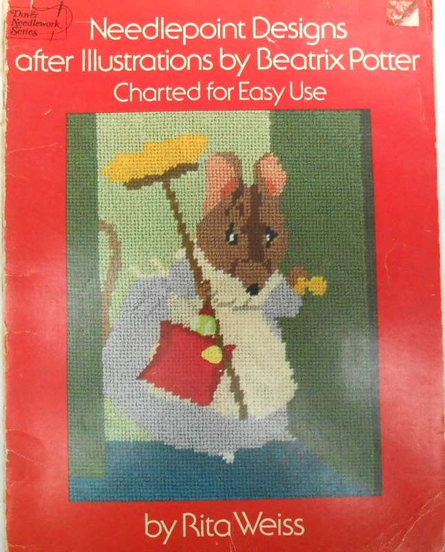 NEEDLEPOINT DESIGNS AFTER ILLUSTRATIONS BY BEATRIX POTTER BY RITA WEISS - 36 PAGES