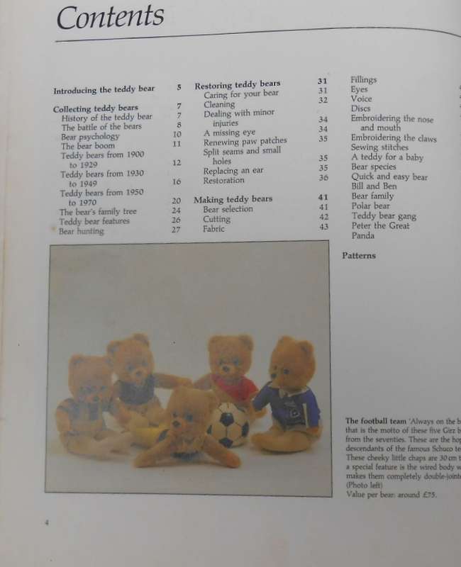MAKING TEDDY BEARS WITH PATTERNS INCLUDED 84 PAGES