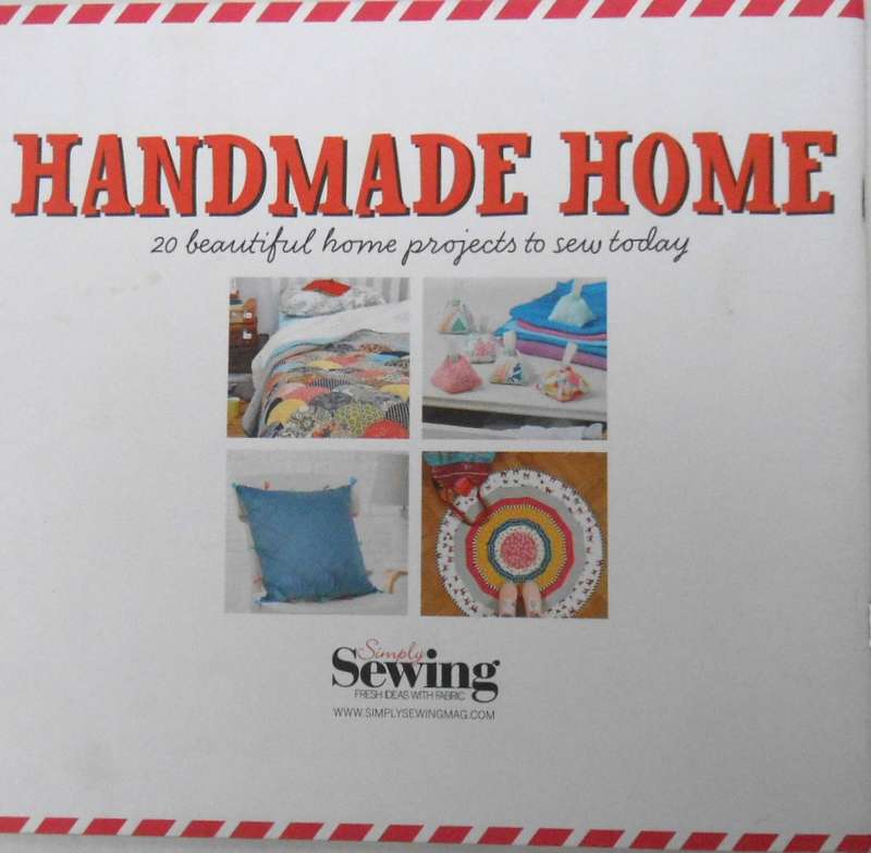 HANDMADE HOME - 20 BEAUTIFUL HOME PROJECTS TO SEW TODAY -68 PAGES