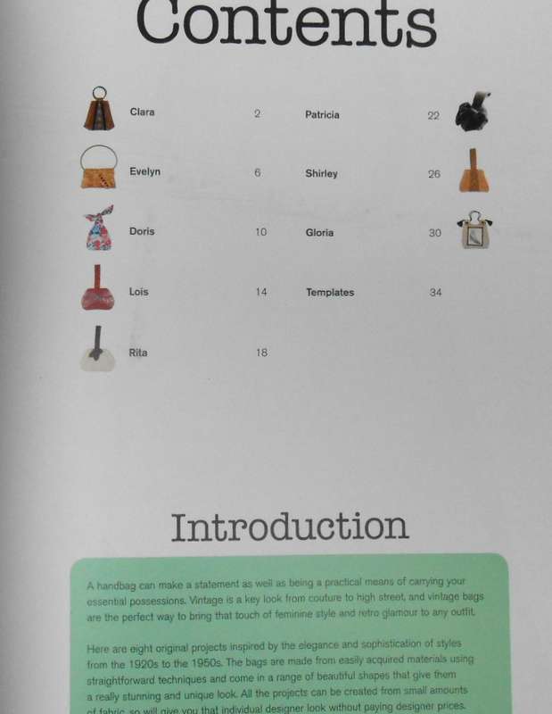 MAKING VINTAGE BAGS - 6 FABULOUS BAGS TO MAKE- 52 PAGES