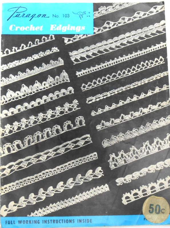 PARAGON 103 CROCHET EDGINGS - 16 PAGES