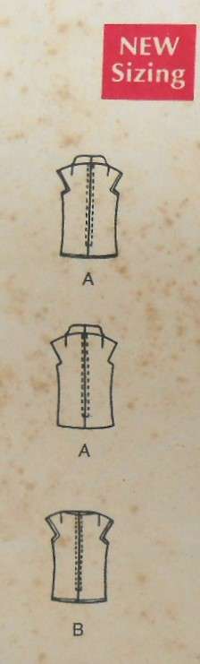VINTAGE VOGUE 7273 BLOUSE IN 2 VERSIONS SIZE 16 BUST 38 COMPLETE