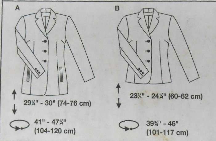 BURDA 2863 LADIES JACKETS SIZE 10-18 COMPLETE-UNCUT-F/FOLDED