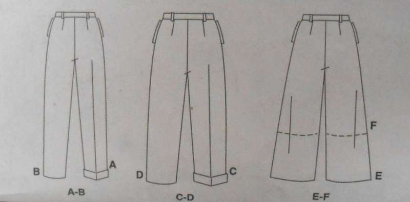 McCALLS  3345 PANTS & CULOTTES IN 2 LENGTHS SIZE 10-12-14 COMPLETE-CUT TO 14