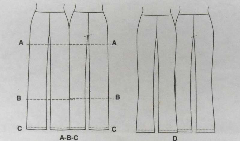 McCALLS M7198 SHORTS & PANTS SIZE 14-16-18-20-22 COMPLETE-UNCUT-F/F