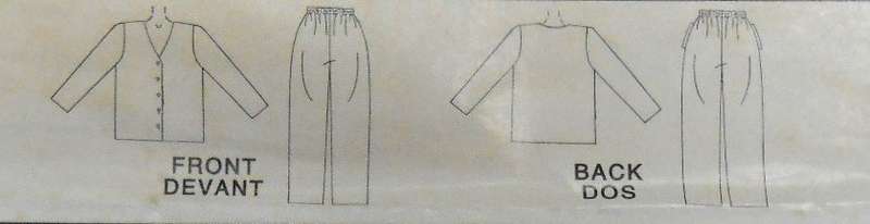 McCALLS 8502 JACKET-TOP-PULLON PANTS SIZE L-XL ((16-22) COMPLETE-CUT TO XL