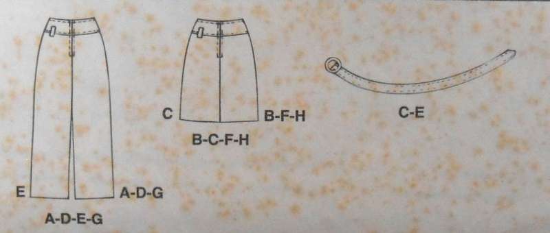 McCALLS 8972 SET OF SKIRTS SIZE 12-14-16 COMPLETE-CUT TO 14