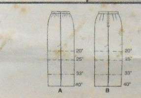 McCALLS 9549 SKIRTS SIZE 10 COMPLETE