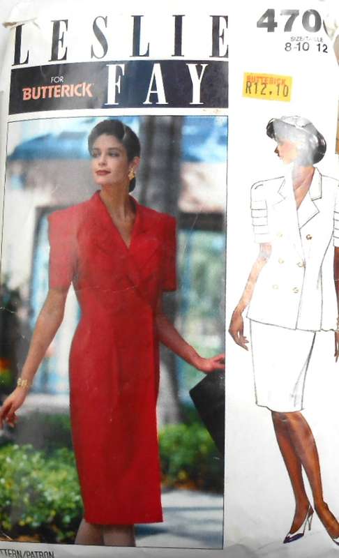 BUTTERICK 4700 DRESS-TOP-SKIRT SIZE 8-10-12 COMPLETE-CUT TO 12