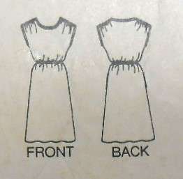 BUTTERICK 3820 DRESS WITH ELASTIC WAIST SIZE 14-16-18 COMPLETE-CUT TO 16-ZIPLOC