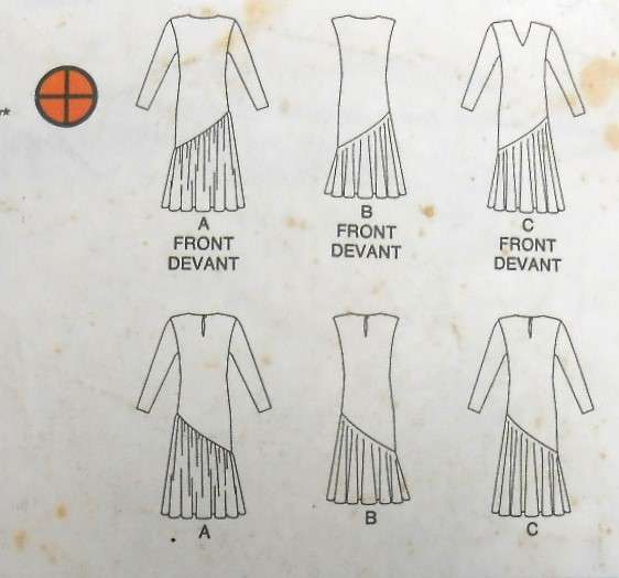 BUTTERICK 3958 LOOSE FITTING PULLOVER DRESS SIZE 14-16-18 COMPLETE-CUT TO 18