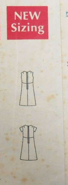 BUTTERICK 4788 ONE PIECE DRESS SIZE 10 BUST 32 1/2" COMPLETE