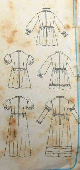 BUTTERICK 6063 GIRLS DRESS SIZE 4 YEARS BREAST 23" COMPLETE