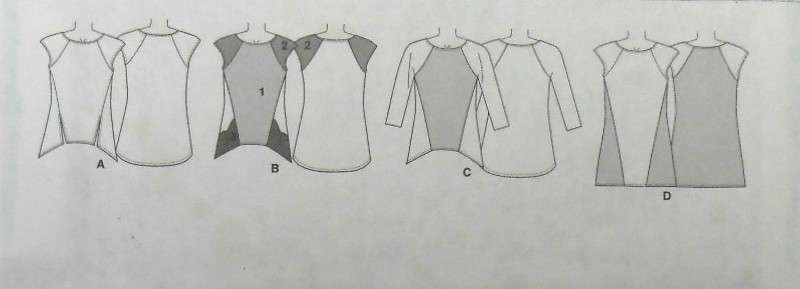 McCALLS M7093 TOPS & TUNIC SIZE 14-16-18-20-22 COMPLETE-UNCUT-F/FOLDED