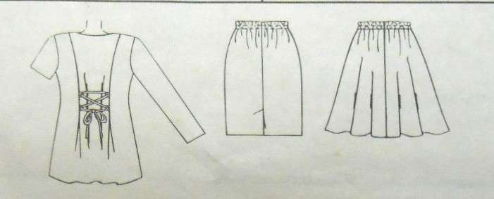 McCALLS 8179 TWO PIECE DRESS SIZE 10-12-14 COMPLETE-UNCUT-F/FOLDED