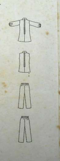 VINTAGE BUTTERICK 5400 GIRLS ONE PIECE DRESS OR TOP & PANTS SIZE 12 YEARS BREAST 30 COMPLETE