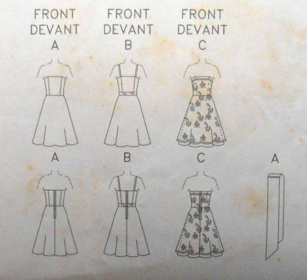 BUTTERICK B4389 STUNNING CLOSE FITTING STRAPLESS LINED DRESS SIZE 6-8-10-12 COMPLETE-CUT TO 12