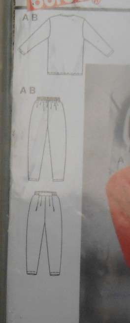 BURDA 4698 DBL BREASTED JACKET & PANTS SIZES 10-20 COMPLETE-PART CUT