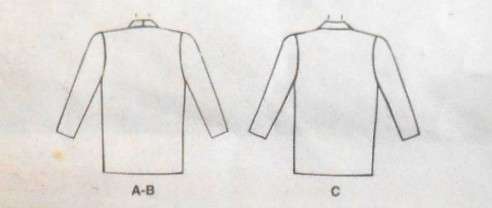 McCALLS 2948 LINED OR UNLINED JACKET SIZE 20-22-24 COMPLETE-UNCUT-F/FOLDED
