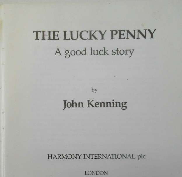 THE LUCKY PENNY-JOHN KENNING & HARMONY INC 1993- 24 PAGE A5 SOFT COVER
