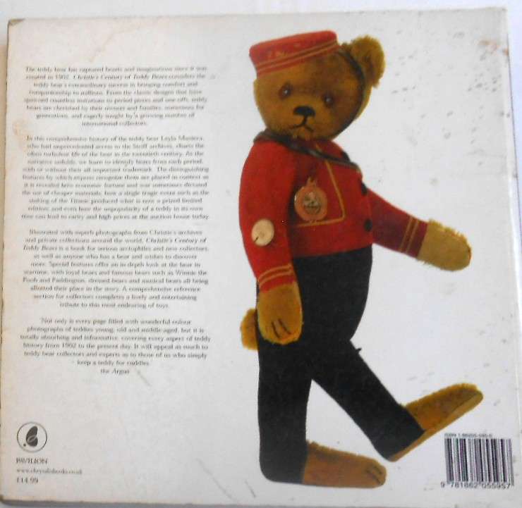 CHRISTIE'S CENTURY OF TEDDY BEARS BY LEYLA MANERA- 2003 PAVILLION BOOKS-196 PAGES