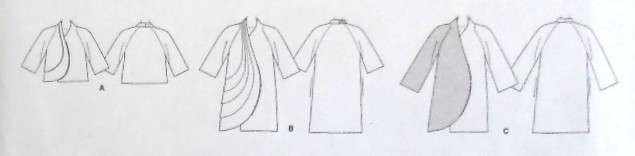 VOGUE V9096 LOOSE FITTING LINED JACKET SIZE XS-S-M 4-14 COMPLETE-UNCUT-F/FOLDED
