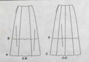 McCALLS 3518 SKIRTS IN 2 LENGTHS SIZE 12-14-16-18 COMPLETE-UNCUT-F/FOLDED