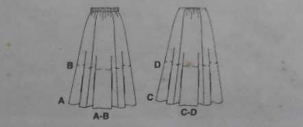 McCALLS 8006 SKIRTS IN 2 LENGTHS SIZE 20-22-24 COMPLETE-UNCUT-F/FOLDED