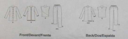 McCALLS M4466 CARDIGAN-TOP-PANTS IN 2 LENGTHS SIZE 16-18-20-22-COMPLETE-UNCUT-F/FOLDED